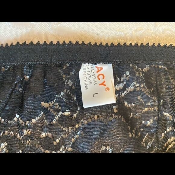 🌸Lacy assorted Embroidery Floral Print Panties L - Picture 4 of 8